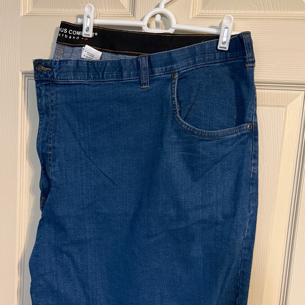 Harbor Bay Big and Tall Men's Relaxed Fit Blue Jeans